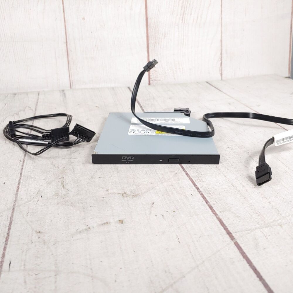 Lenovo Slim Internal DVD CD RW Drive DA-8AESH SATA Optical Drive Cables TESTED